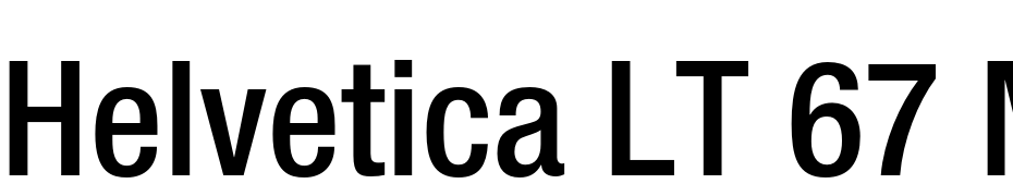Helvetica LT 67 Medium Condensed Font Download Free